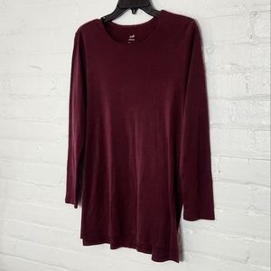 J. Jill Perfect Pima Delicate Trim Tunic